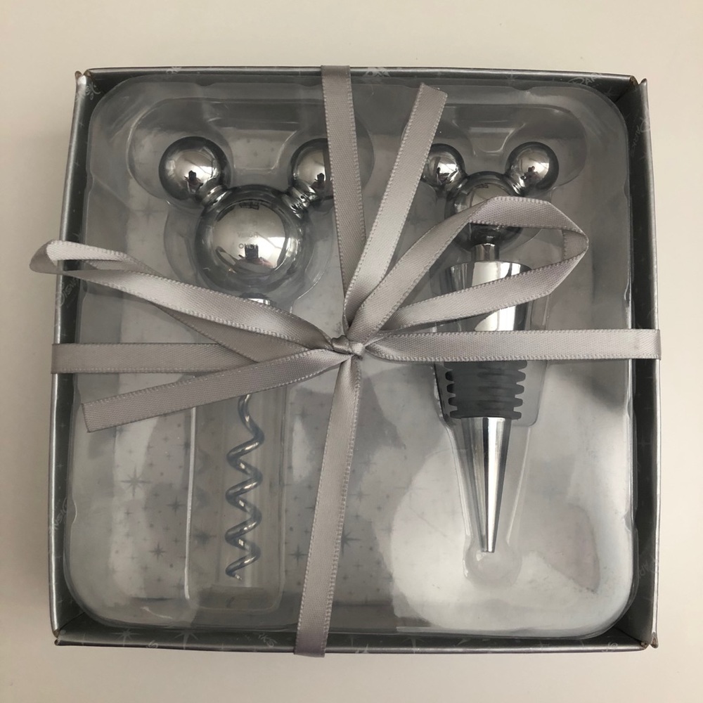 NIB Mickey Mouse Corkscrew Set